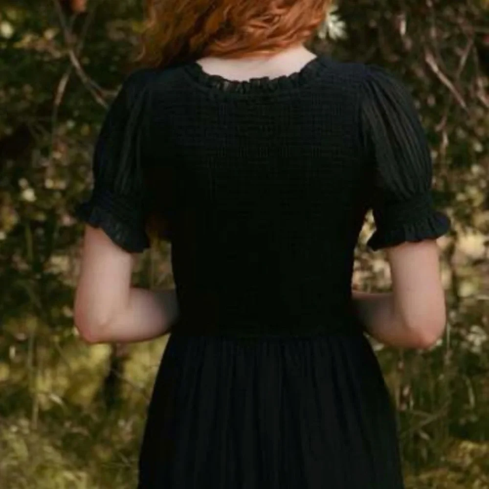 Ivy City Co Ellery Black Midi Dress - Picture 3 of 6